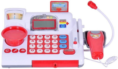 

as.toys Cash registers Toy Children's Set for Girls Supermarket Simulation Pretend Play Checkout with Shopping Basket
