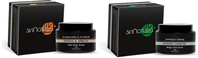 

Skinatura Papaya & Apricot + Activated Charcoal Face Scrub(100 g)