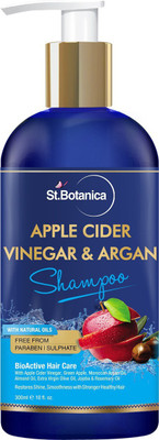 

StBotanica Apple Vinegar (ACV) & Argan Oil Hair Shampoo No Sulphate, No Parabens, No Silicon(300 ml)
