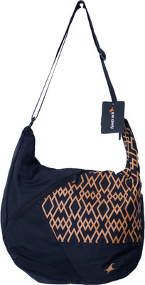 

Fastrack Girls Casual, Formal, Evening/Party Black, Orange Rexine Sling Bag