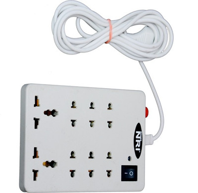 

NXT POWER 8+1 (1 PCS) 8 Socket Surge Protector(White)