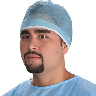 

vittico 25/30 GSM Surgeon's Cap Pack of 100 Surgical Head Cap(Disposable)