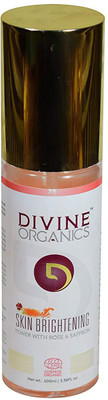 

Divine Organics Skin Brightening Rose & Saffron Toner(100 ml)