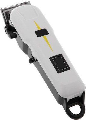 GLOWISH RECHARGEABLE PROFESSIONAL HEAVY DUTY HAIR CLIPPER WITH LCD DISPLAY Trimmer 240  Runtime 4 Length Settings(Multicolor)