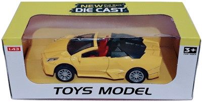 

K&P Collection Pull Back Action Model Car 6633R(Yellow)
