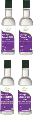 

Natures Velvet Lifecare Coconut Oil Coconut Oil Plastic Bottle(4 x 250 ml)
