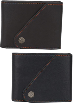 

FERRET Boys Black, Brown Artificial Leather Wallet(6 Card Slots)