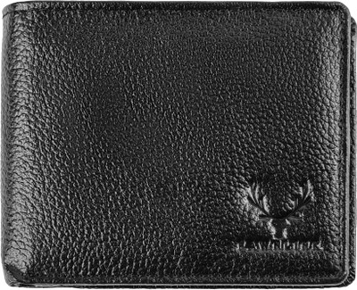 

FAWNLINK Men Black Genuine Leather Wallet(7 Card Slots)