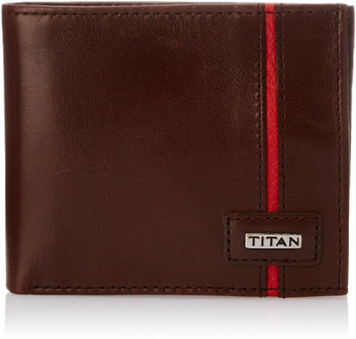 

Titan Men Brown Genuine Leather Wallet(3 Card Slots)