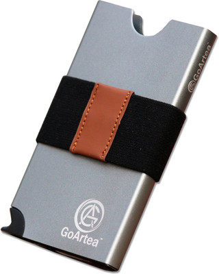 

GoArtea Men Grey Aluminium Card Holder(7 Card Slots)