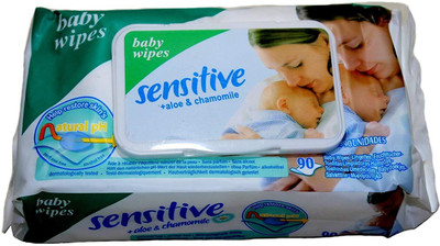 Baby Corn sensitive Baby Cleansing Wipes (Pack of 5)(5 Pieces)