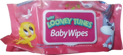 

Triple B Looney Tunes Baby Skincare Wet Wipes (100 Wipes Per Pack) - Pack of 1
