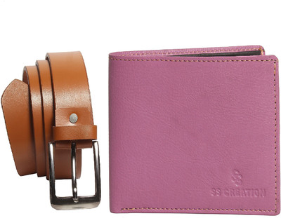 

SS CREATION Wallet Combo(Pink, Brown)