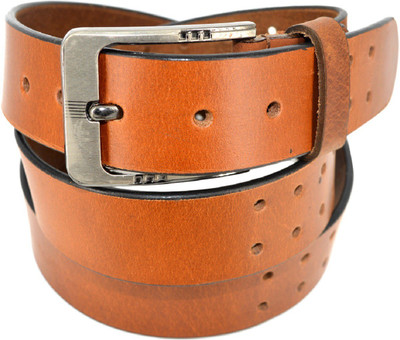 

Leather Pavilion Men Casual Tan Genuine Leather Belt