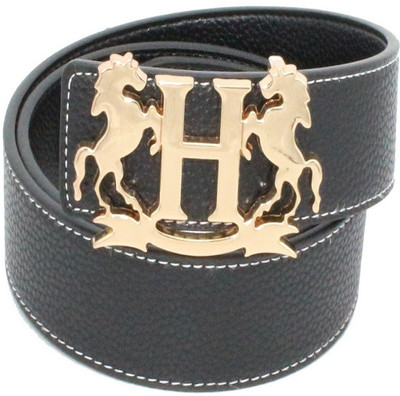 

luxury designer Men & Women Black Genuine Leather Belt
