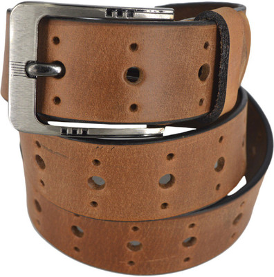 

Leather Pavilion Men Casual Tan Genuine Leather Belt