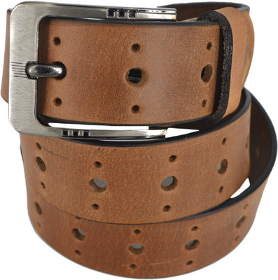 

Leather Pavilion Men Casual Tan Genuine Leather Belt