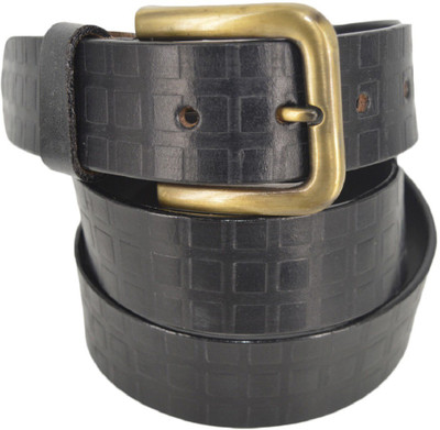 

Leather Pavilion Men Casual Black Genuine Leather Belt