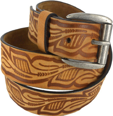

Leather Pavilion Men Casual Tan Genuine Leather Belt