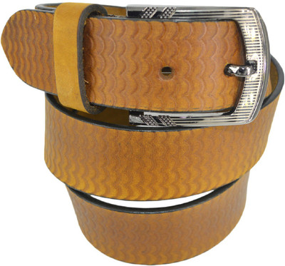 

Leather Pavilion Men Casual Tan Genuine Leather Belt