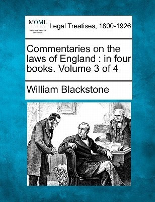 Commentaries on the Laws of England(English, Paperback, Sir Blackstone William)