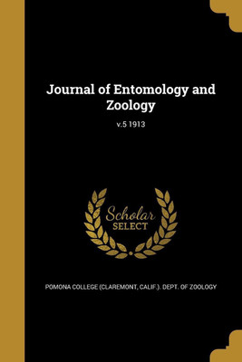 Journal of Entomology and Zoology; v.5 1913(English, Paperback, unknown)