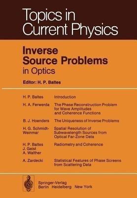 Inverse Source Problems in Optics(English, Paperback, unknown)