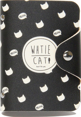 

Hamee Women's 24 Card Holder(Set of 1, Black)