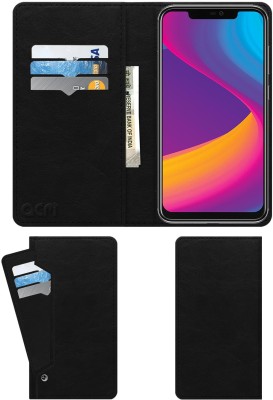 ACM Flip Cover for Panasonic Eluga X1 Pro(Black, Cases with Holder, Pack of: 1)