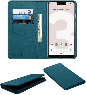 ACM Flip Cover for Google Pixel 3 Xl(Blue, Cases with Holder, Pack of: 1)