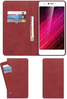 ACM Flip Cover for Yuho H1(Pink, Cases with Holder, Pack of: 1)