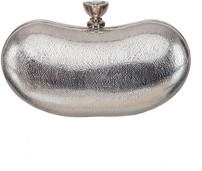 

Peaubella Party Silver Clutch