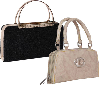 

Element Cart Casual, Formal, Party Beige, Black Clutch