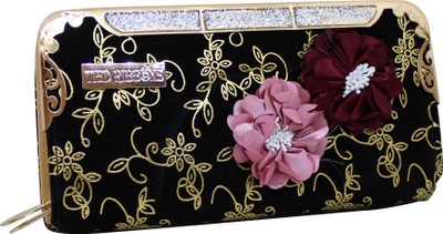 

Tied Ribbons Casual, Party Black Clutch