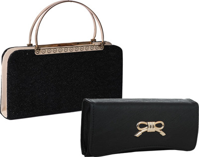 

Element Cart Casual, Formal, Party Black Clutch