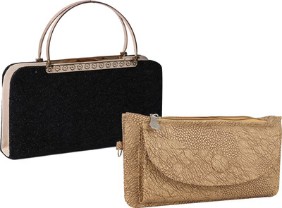 

Element Cart Casual, Formal, Party Beige, Black Clutch