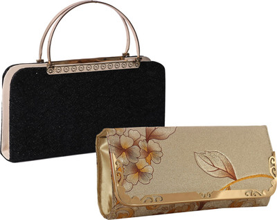 

Element Cart Casual, Formal, Party Multicolor Clutch