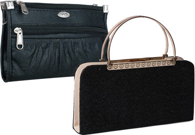 

Element Cart Casual, Formal, Party Black Clutch