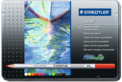

Staedtler Karat Aquarell Pencils Triangular Shaped Color Pencils(Set of 1, Multicolor)