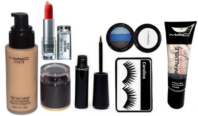 

caroline Eyelashes, Mac studio waterweight spf 30 foundation, Eyelashes, Mac studio waterweight spf 30 foundation, Liquid Last Liner, 3 shade Eyeshadow, Lakme 9to5 enrich matte finish lipstick, Liquid Last Liner, 3 shade Eyeshadow, Lakme 9to5 enrich matte