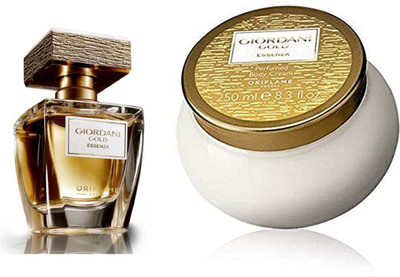 

Oriflame Sweden giordani gold parfum and body cream(Set of 2)