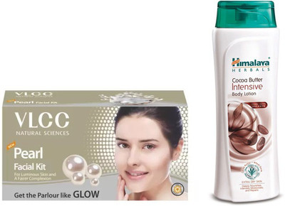 

Himalaya Coca Butter Intensive Body Lotion, Pearl Facial Kit(Set of 2)