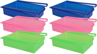 KUBER INDUSTRIES Plastic Grocery Container  - 700 ml(Pack of 6, Multicolor)