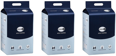 

Karein Adult Diapers Large 10's Pack to Fit, 101-139 cm (40 - 55 inch) (Pack of 3) Adult Diapers - L(30 Pieces)