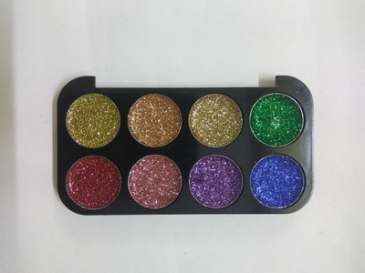

Imported 8 Color Professional Ultra Shiny Glitter Eyeshadow Palette 12.46 g(Dazzling Glitter)