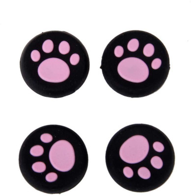 

Microware 4 PCS Cat Paw Thumbstick Thumb Grip Stick Joystick Grips Silicone Rocker Cap Gaming Accessory Kit(Pink, For PS4, PS3, Xbox 360, Xbox One)