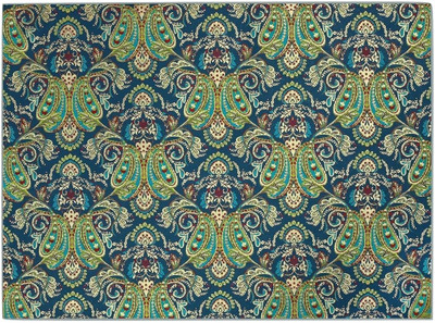 

Ratan Jaipur PASHMINA Printed Handmade Paper Gift Wrapper(Green & Blue)