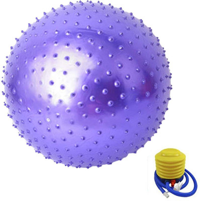 IRIS Fitness Spikes Anti-burst 55 cm Gym Ball(With Pump)