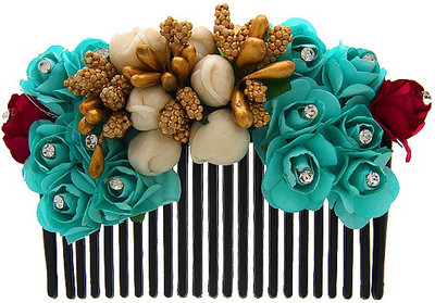

Anuradha Art Jewellery Brooch Pin Hair Pin(Green)