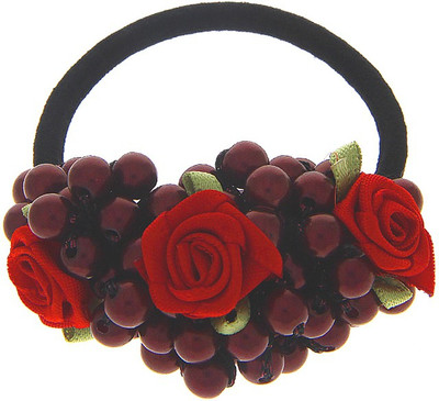 

Anuradha Art Jewellery Trendy Rubber Band Hair Band(Red)
